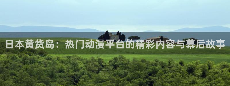 漫画屋漫画免费看：日本黄货岛：热门动漫平台的精彩内容与幕后故事